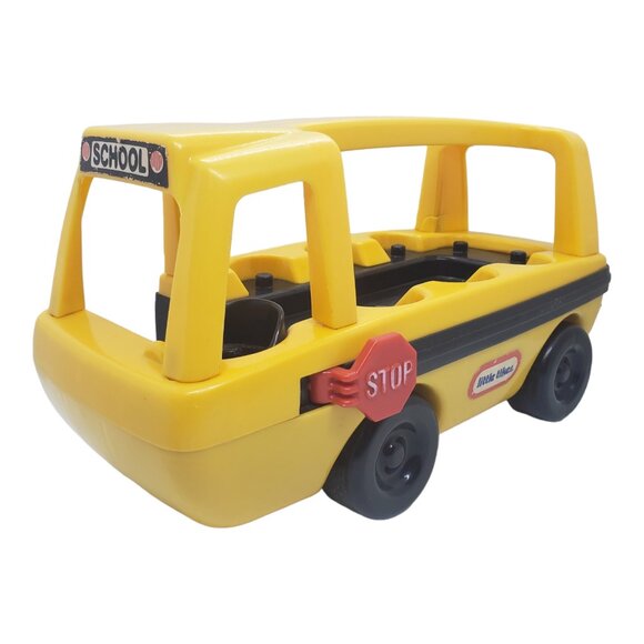 Little Tikes Other - Little Tikes Toddle Tots School Bus Yellow Push Along Vehicle Vintage 1988 Toy